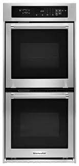 This is the loudest oven i have ever heard. Kitchenaid 24 Built In Double Electric Convection Wall Oven Stainless Steel Kodc304ess Best Buy