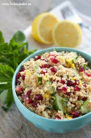 In english gorgeous taboule (tabbouleh, tabouli) salad with fresh herbs and lemon juice.diabetes #type1, type2 and gestational diabetes. Lemon Couscous Salad With Pomegranate And Mint The Busy Baker
