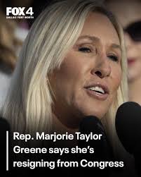 The congresswoman shared the news of her resignation in a video she posted  to X. fox4news.com/news/rep-marjo…
