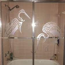 Safety Glass Vinyl Etched Decals