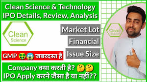 Clean science and technology ipo: 3ltd9vvss9j49m