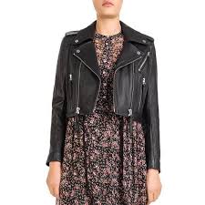 The Kooples Crunchy Leather Cropped Moto Jacket 448 Liked On Polyvore Featuring Outerwear Jackets Cropped Moto Jacket Clothes Design Womens Moto Jacket