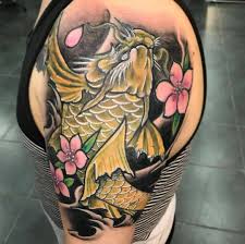 The koi fish is respected as a symbol of bravery, power, strong will power and progress in the japanese. 30 Koi Fish Tattoo Designs And The Meaning Behind Them Saved Tattoo