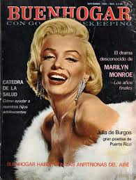 Marilyn Monroe, Norma Jean, Cover, Magazine, BUENHOGAR