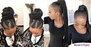 You just need to place some cornrows on the side of the hair while leaving the middle portion without any type of braid. 2021 Best Black Braided Hairstyles For Girls