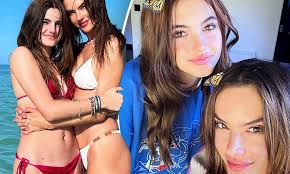 Alessandra Ambrosios mini-me daughter Anja, 14, strongly resembles the  Victoria Secrets model, 41 | Daily Mail Online