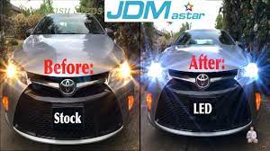 Headlight bulbs burn out with time, or may fail due to damage. How To Upgrade Toyota Camry Headlights To Led Headlight Bulbs Youtube