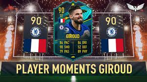 Profilo di olivier giroud (34) ac milan scheda, valore di mercato, statistiche, mercato, carriera e tanto altro 90 Moments Olivier Giroud Objective Insane Free Moments Sbc Card Fifa 21 Ultimate Team Youtube