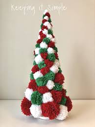 Everyday low prices on an amazing selection. Pom Pom Christmas Tree How To Make Mini Pom Poms With A Fork Keeping It Simple