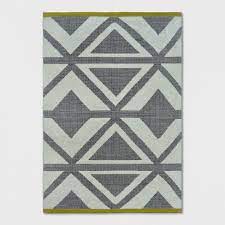Perfect as a foundation or statement piece. Black Chevron Yellow Bordered Woven Area Rug Project 62 Target