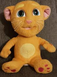 TOM AND ANGELA, Talking Ginger only, Plush Talkback And Animated Soft Toy  ,used. £7.99