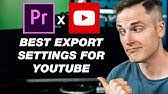 If so, what have i seen that's been edited in premiere? Best Video Export Settings Adobe Premiere Pro Cc 2020 For Youtube Youtube