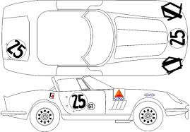 1967 ferrari 330p4 spyder lorenzo bandini, chris amon, ludovico scarfiotti, nino vaccarella. Blueprints Cars Ferrari Ferrari 275 Gtb 4 Nart Spyder 1967