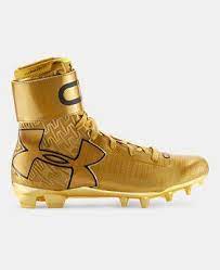 Cleats that are too large can pose an injury risk to players. Under Armour Men S Football Cleats Turf Shoes Gold Football Cleats Football Cleats Football Accessories