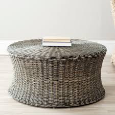 Weather & uv resistant frame: Round Wicker Ottoman Coffee Table Ideas On Foter
