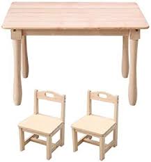 Children S Study Desk Solid Wood Kids Table With 2 Chairs Simple Modern Wooden Rectangular Game Tabl In 2020 Solid Wood Desk Kids Study Table Childrens Desk And Chair