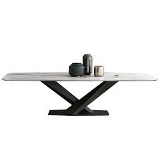 Modern Rectangular 63 In 2020 Dining Table Black Dining Table Marble Marble Dining