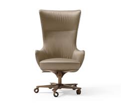Office desk chair ergonomic swivel executive adjustable task computer chair high back office desk chair with back support in home office. Genius Wing Chair Designer Furniture Architonic
