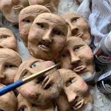 Painting Santa Faces