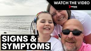 Little girl’s ‘clumsiness’ was a rare brain tumour