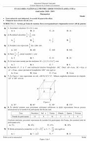 Modelele de subiecte pentru examenul de bacalaureat de anul viitor au fost date publicităţii de ministerul educaţiei. Modelele De Subiecte De Bacalaureat 2019 Èi Evaluarea NaÈionalÄ 2019