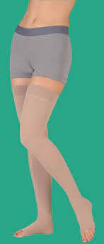 Juzo Soft Petite Length Open Toe Thigh High 20 30 Mmhg Compression Stocking