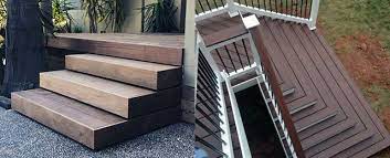 If your deck is more than about 8 (203 mm) off of the ground, you will need stairs for your deck, even if it is only a single step. Top 50 Best Deck Steps Ideas Backyard Design Inspiration