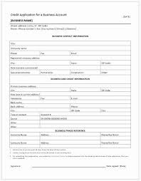 Application Form Template Word Inspirational Credit Application Form Templates For Ms Word Excel In 2020 Application Form Registration Form Word Free