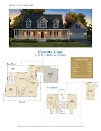 Take A Look At All Of Trinity Custom Homes Georgia Floor Plans Here We Have A Lot To Offer So Contac Porch House Plans Custom Home Plans Cape Cod House Plans
