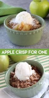 Apple Crisp For One In 2020 Desserts Single Serve Desserts Mug Recipes