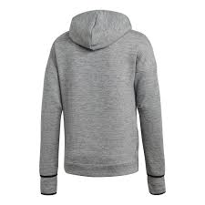 Adidas Z N E Fast Release Zipper Zip Hoodie Men Grey