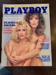 Playboy April 1985, GVG, Playmate Sisters, Cindy Brooks, Wayne Gretzsky |  eBay