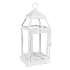 10 Small White Metal Lanterns For Wedding Centerpieces Contemporary Lanterns White Lanterns Metal Lanterns