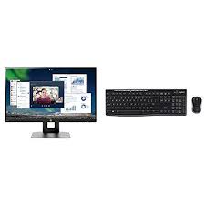 The video card of the connected pc must be capable of supporting 1920 x 1080 at 60 hz and include 1 hdmi or 1 vga output to drive the monitor at the preferred mode. Buy Hp 23 8 Inch Fhd Ips Monitor With Tilt Height Adjustment And Built In Speakers Vh240a Black Logitech Mk270 Wireless Keyboard And Mouse Combo Keyboard And Mouse Included Online In Morocco B07wdphpt9