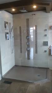 Custom Shower Base Out Of Cultured Granite Low Threshold Tub To Shower Remodel Granite Shower Shower Base