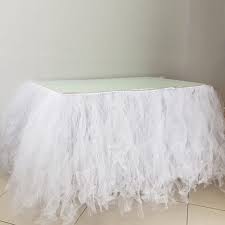 Beyaz Tutu Masa Etegi 350 75 Cm Parti Dukkanim