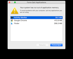 I haven't been able to find much information online. Your System Has Run Out Of Application Memory How Is That Possible Ask Different