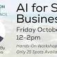 AI for Small Business event image