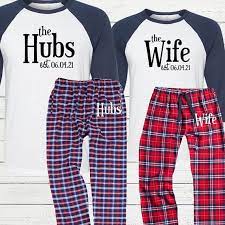 These came so quickly and my page boys loved them it was a perfect way to ask them to be our page boys and explain what they do they. The Wife And The Hubs Couple S Pajama Set Mr And By Beforetheidos Beforetheidos Wifey Hubs Couple Pajamas Diy Gifts For Boyfriend Pajama Set