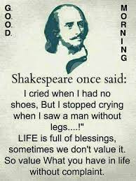 William Shakespeare Good Morning Inspirational Quotes Morning Greetings Quotes Happy Morning Quotes