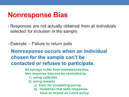 Types Of Bias Section 4 1a Remember Population Consists Of All Objects That I Wish To Describe Census Survey Of The Population Sample Subset Of The Ppt Download