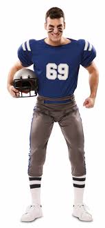 Sie stürzen sich mit dem kopf voran in muskelbepackte wände aus gegenspielern. M L American Football Spieler Festartikel Muller Gmbh