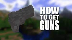 It adds several guns to the game, which are ranged weapons that use bullets as ammunition. Minecraft How To Get A Working Guns No Mods No Addons Youtube