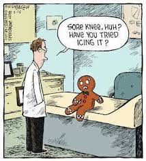 Ginger Bread Men Sore Knees Icing Humor Puns Jokes Funny Cartoons Corny Jokes Funny Puns