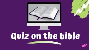 _____ the holy spirit convicts us of sin and helps us understand who jesus is. Bible Quiz Questions And Answers