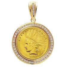 Mar 25, 2021 · indian head pennies do not contain any precious metals (e.g. 14kt Gold Diamond Pendant To Fit U S 10 Indian Head Gold Coin Coin Excluded