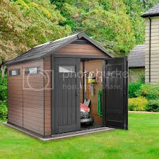 Artworks in the garden (1). Costco Storage Sheds