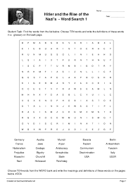 world war 2 worksheets