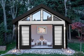 Homeowners aislin and tim gibson designed their garden shed as a shed duplex with two distinct areas separated by an interior wall. Modern Prefabricated Sheds That You Can Purchase Online