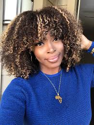 Black And Blonde Ombre Curly Hair Beautiful Highlights On Natural Hair Wig Blonde Ombre Msnaturallymary Natural Hair Styles Natural Hair Highlights Natural Hair Color